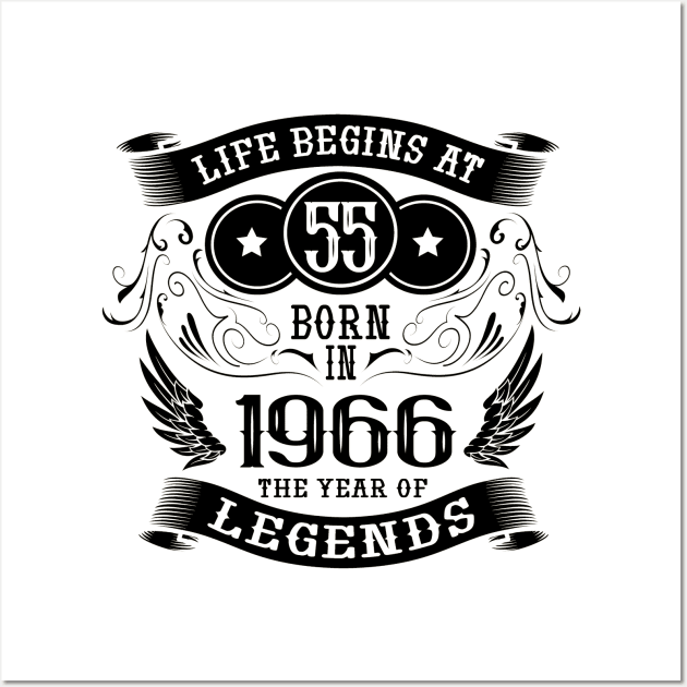 Gift ideas for the 55th birthday Wall Art by HBfunshirts